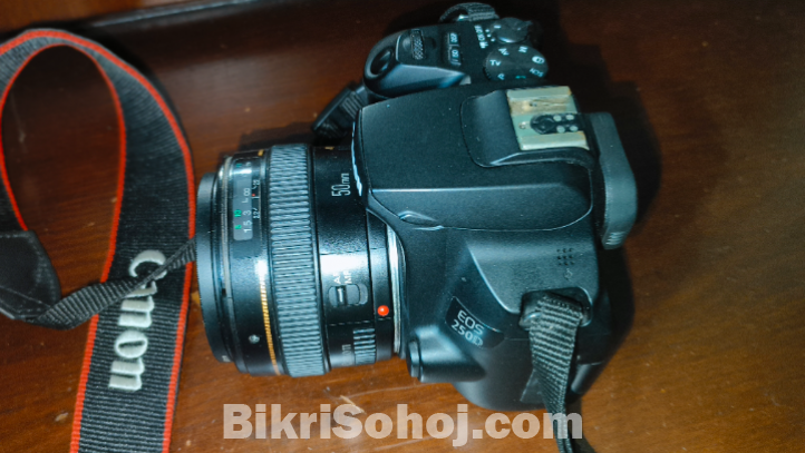 Canon 250D Camera with 50mm USM Prime lens